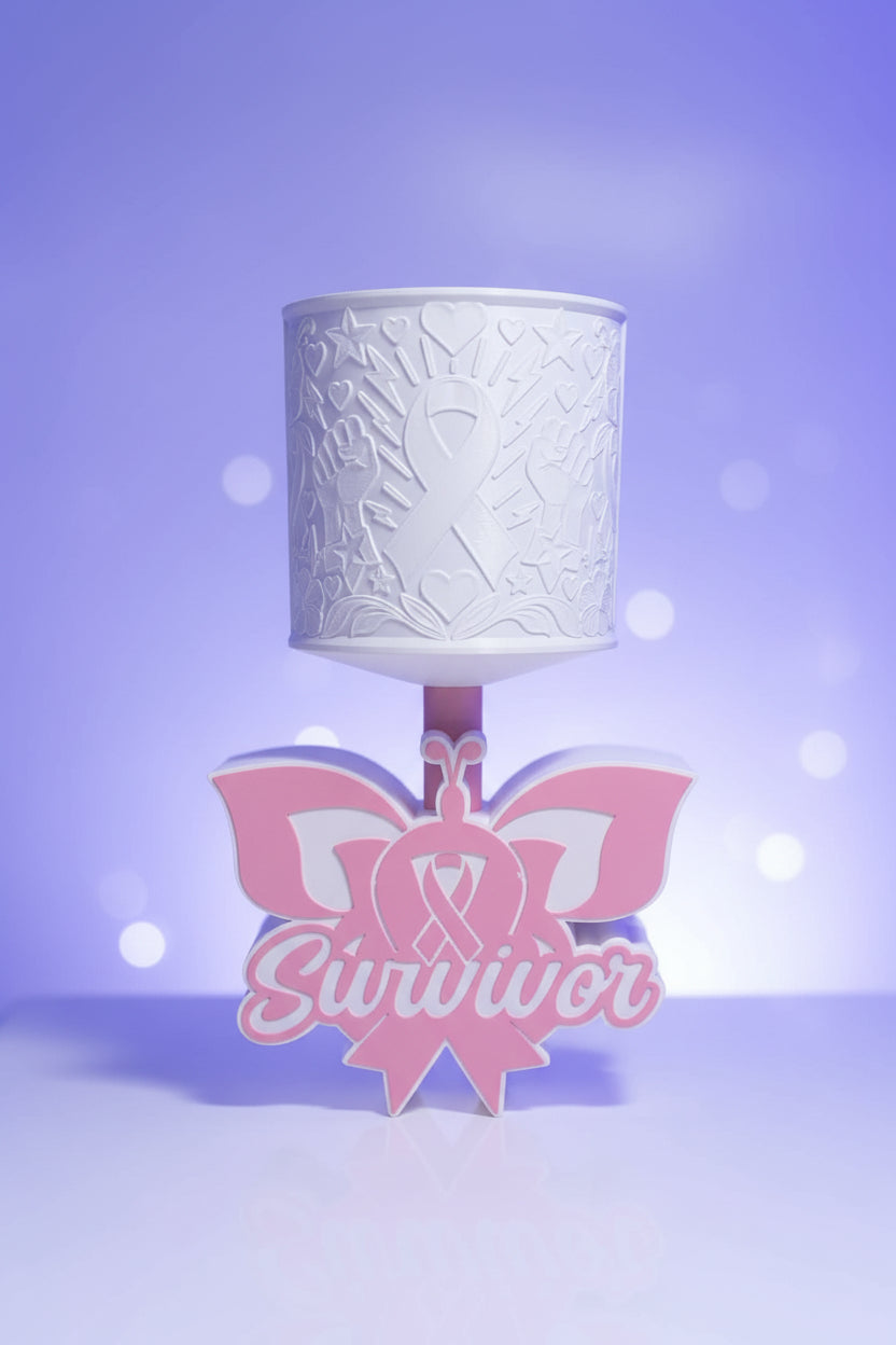 Breast cancer survivor lamp