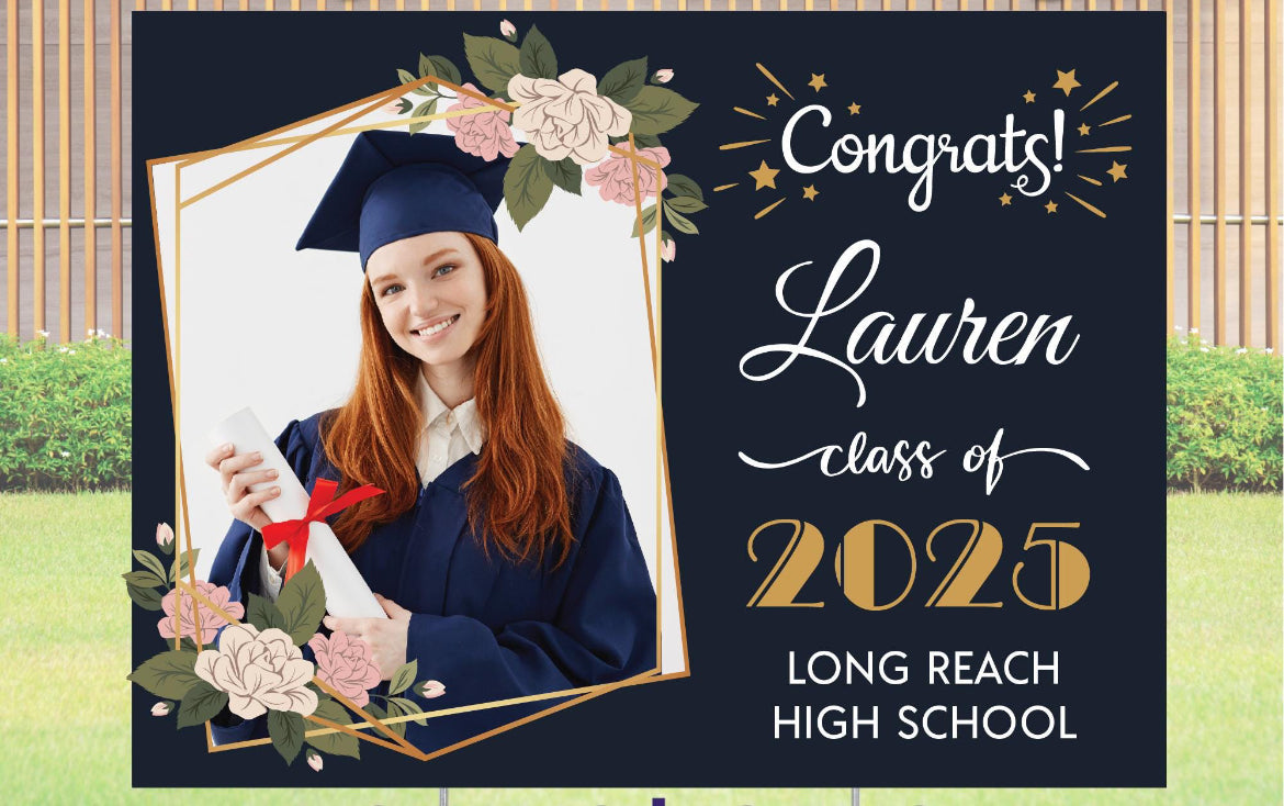 Graduation yard sign