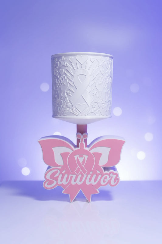 Breast cancer survivor lamp