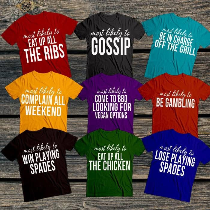 Family fun shirts