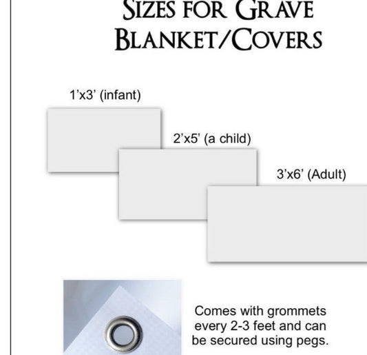 Customized Grave blanket