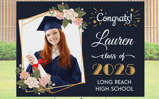 Graduation yard sign