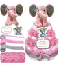 Elephant theme diaper cake