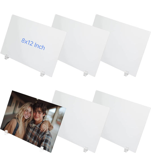 Metal Blanks 8X12 Inch 6 Pack Aluminium Photo Sheets Double-sided Printing