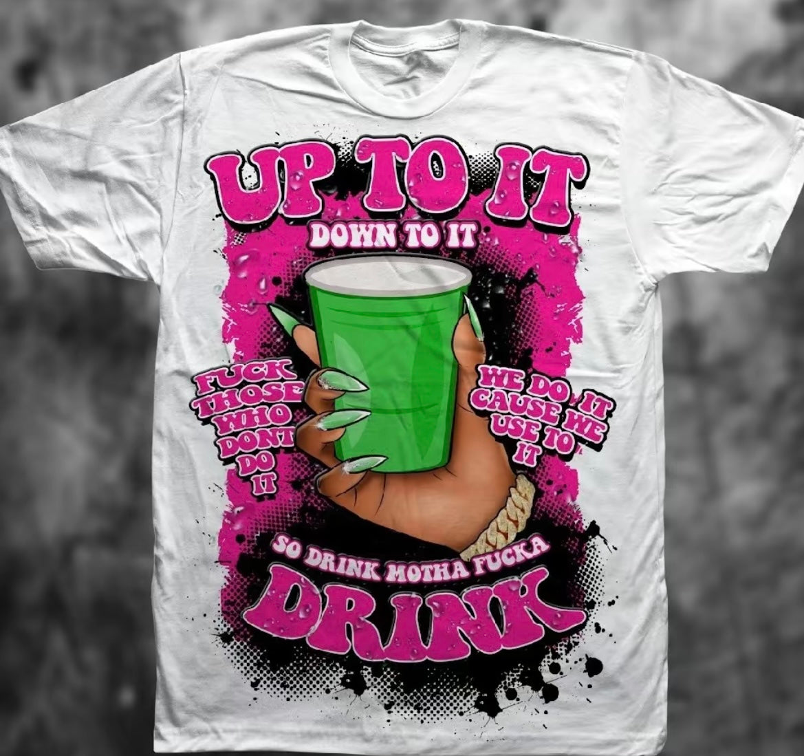 Up to it drink