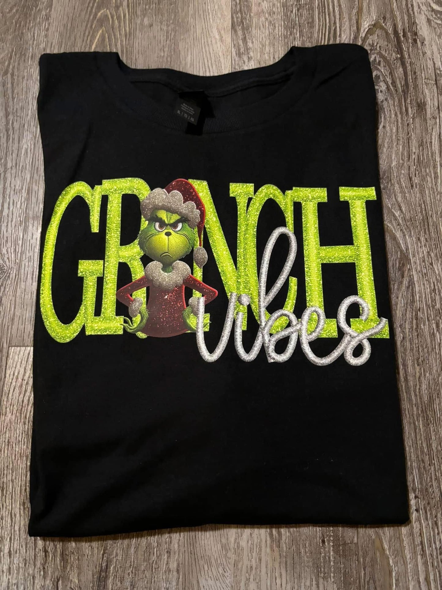 Embroidery Grinch vibes