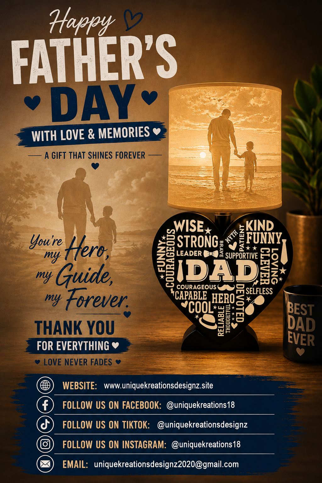 Father’s Day lamp