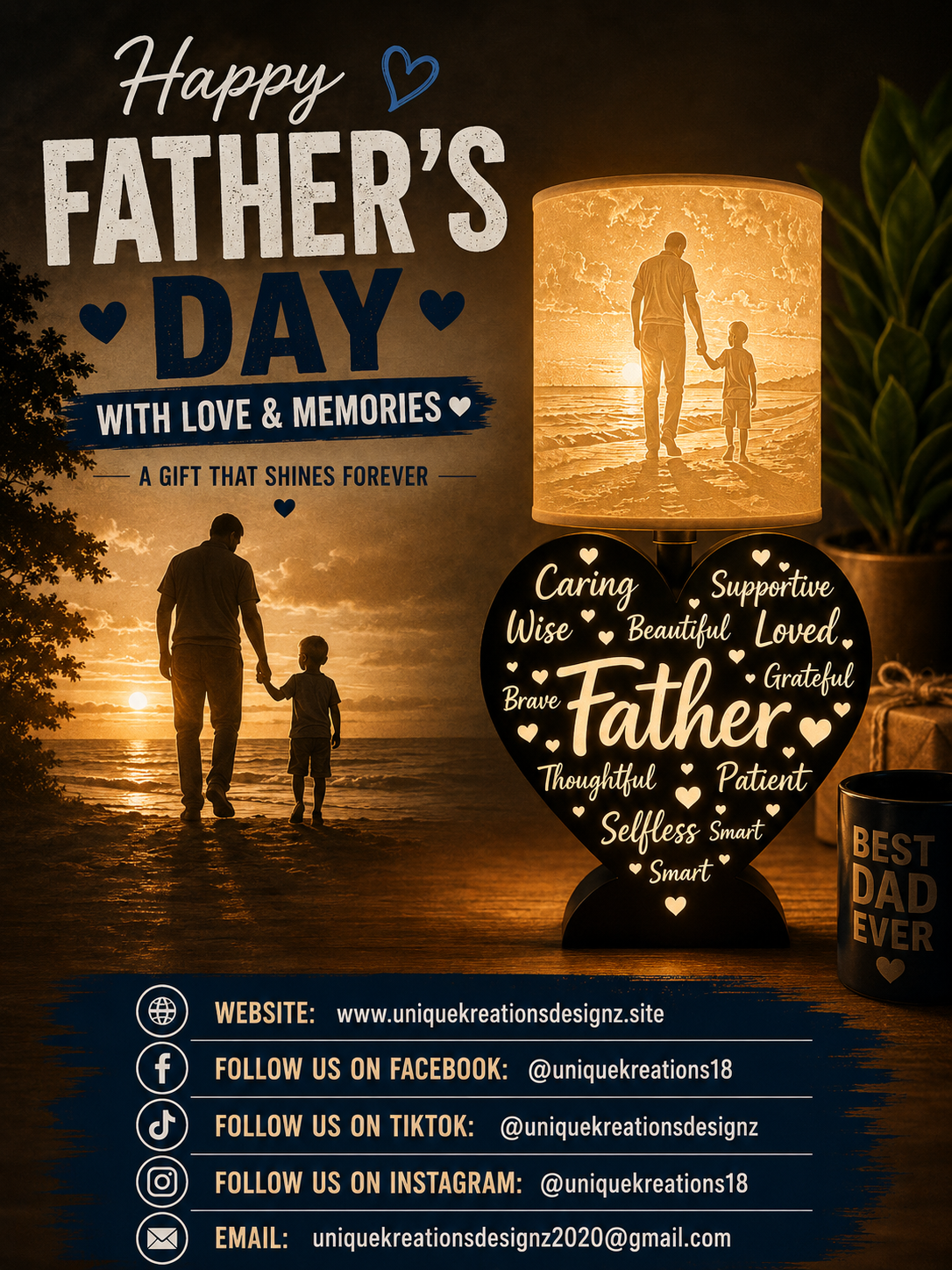 Father’s Day lamp