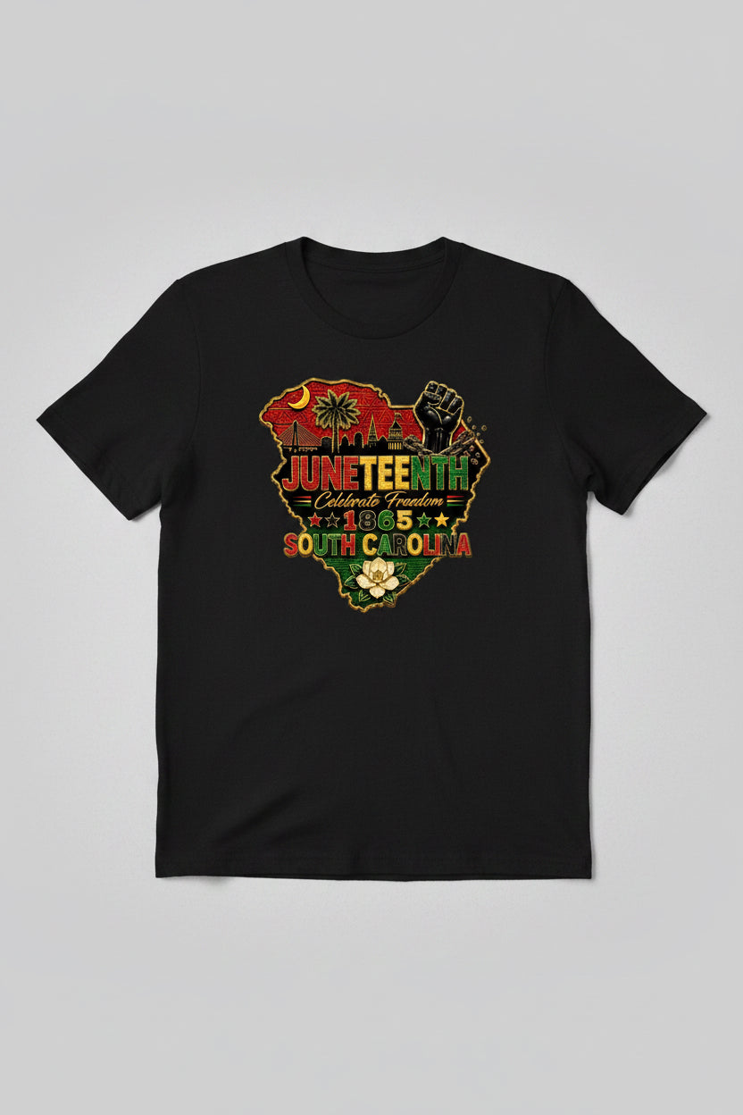 South Carolina Juneteenth tshirt